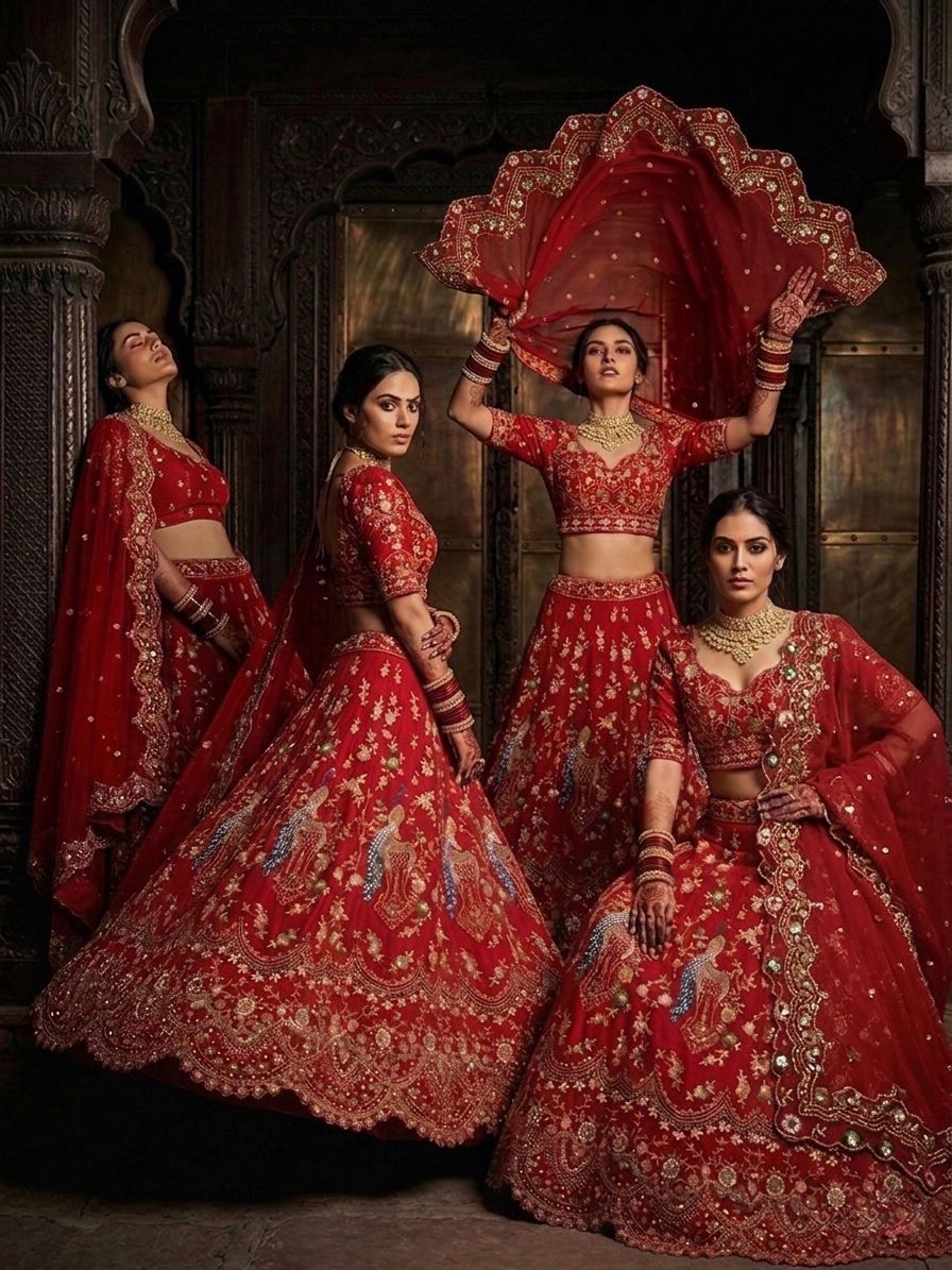 4 Meter Flare Fox Georgette Lehenga Adorned with Sequins Embroidery, Cancan and Canvas Patta*