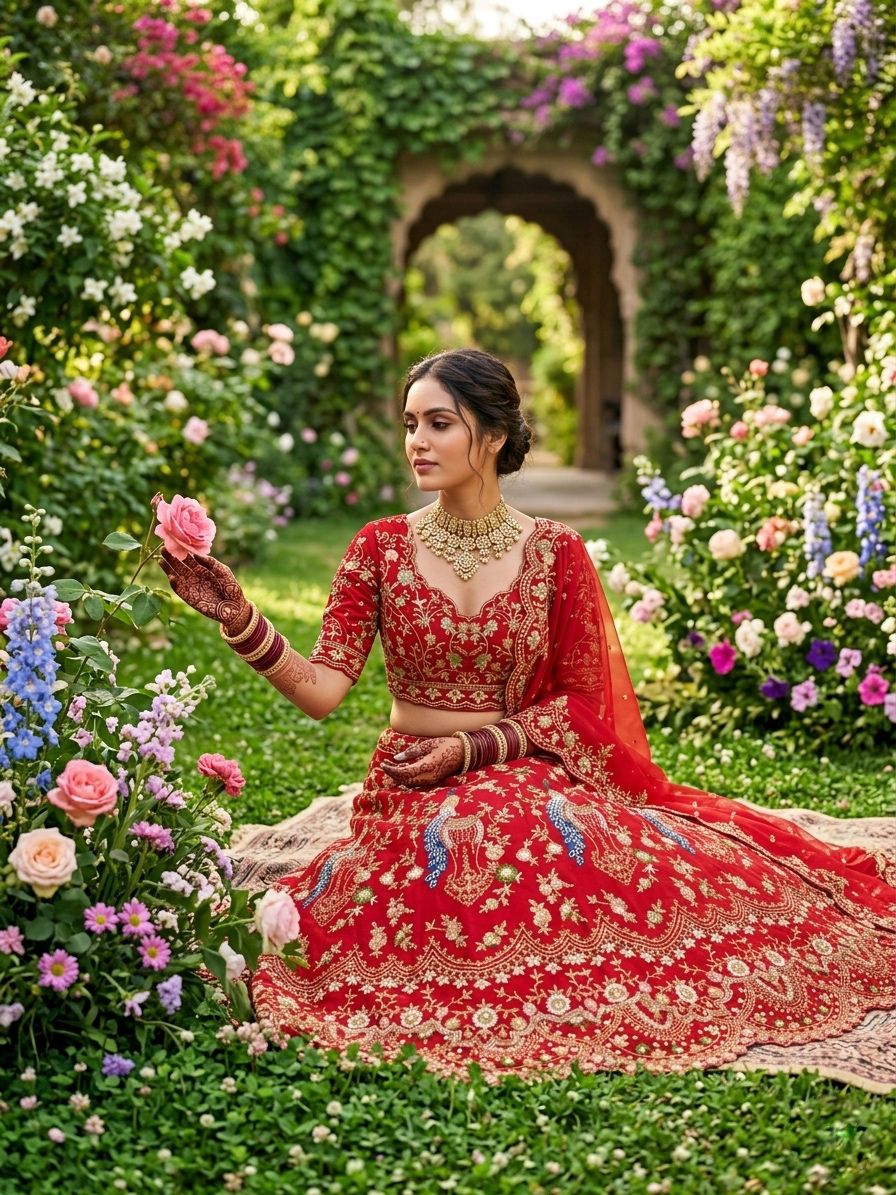 4 Meter Flare Fox Georgette Lehenga Adorned with Sequins Embroidery, Cancan and Canvas Patta*