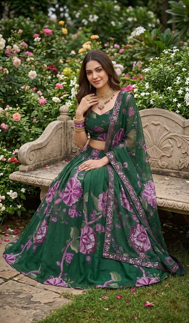 🌟 *Premium Faux Georgette Lehenga* 🌟