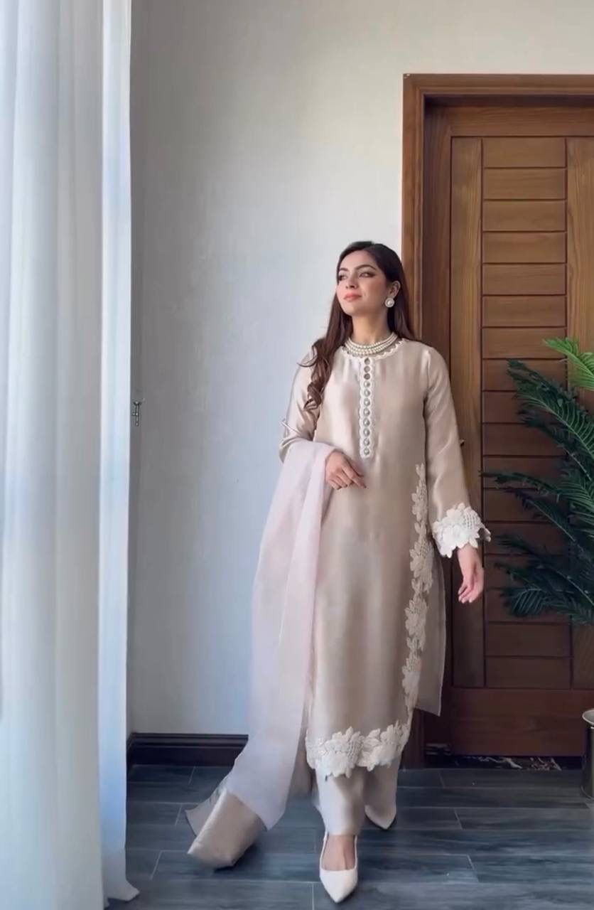 *DESIGNER HEAVY TOP PLAZZO SUIT SET*